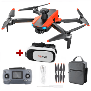 Квадрокоптер JJRC X22P - дрон с 4K и HD камерами, GPS, 5700м, до 33 минут, с сумкой и VR очками